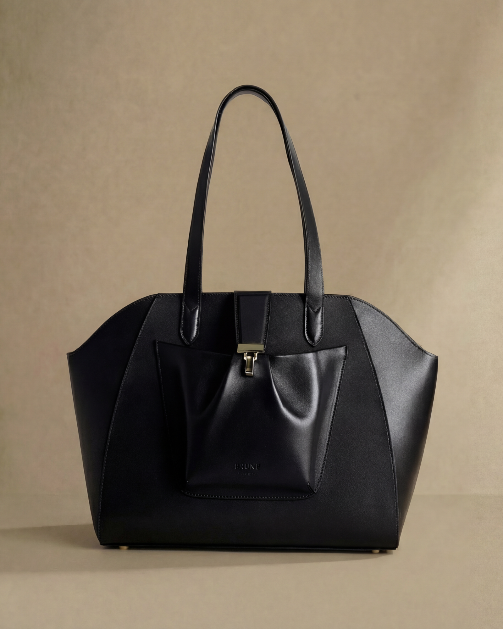 The Fiora Tote | Jet Black