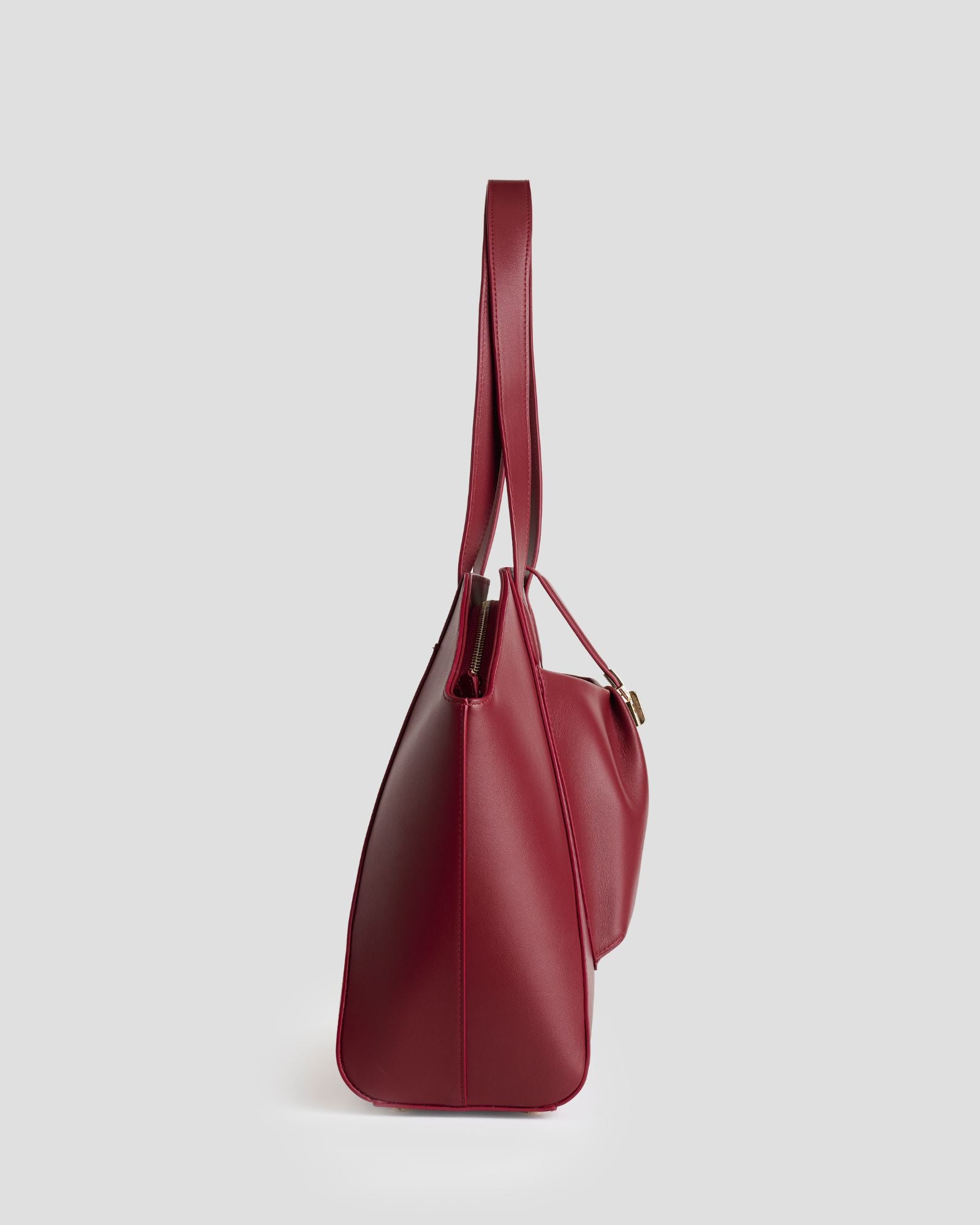 The Fiora Tote | Cherry Red