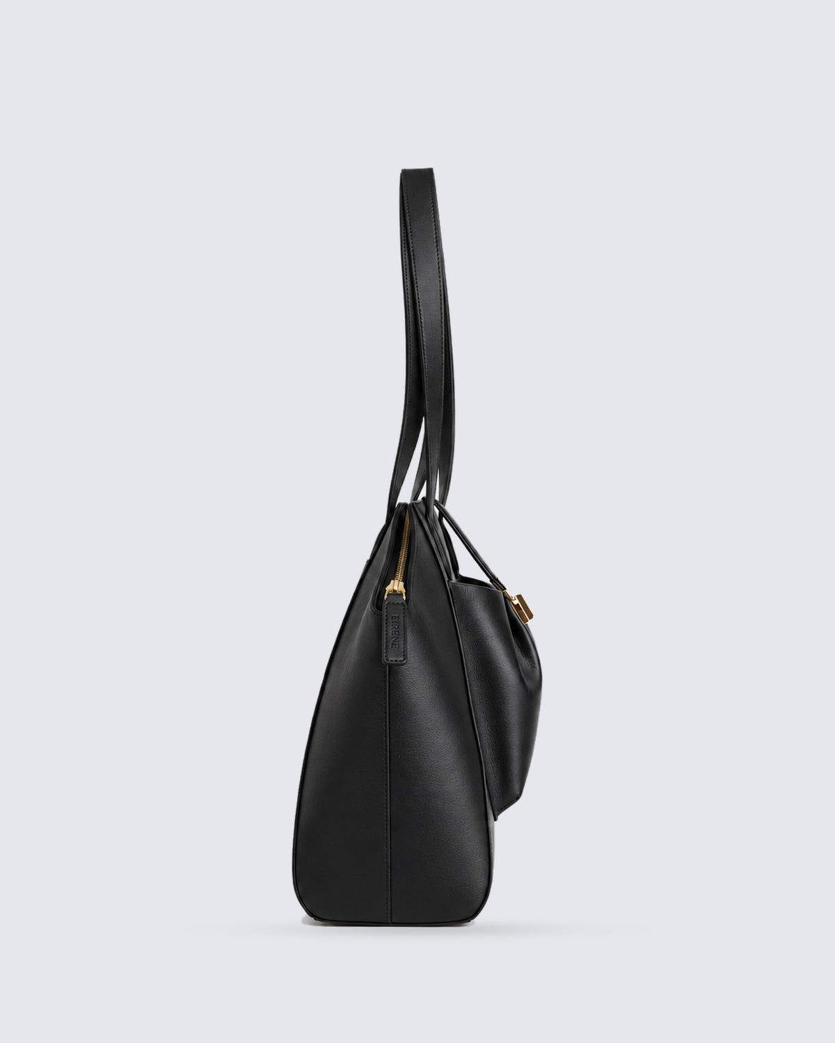 The Fiora Tote Travel Edition in Jet Black, side