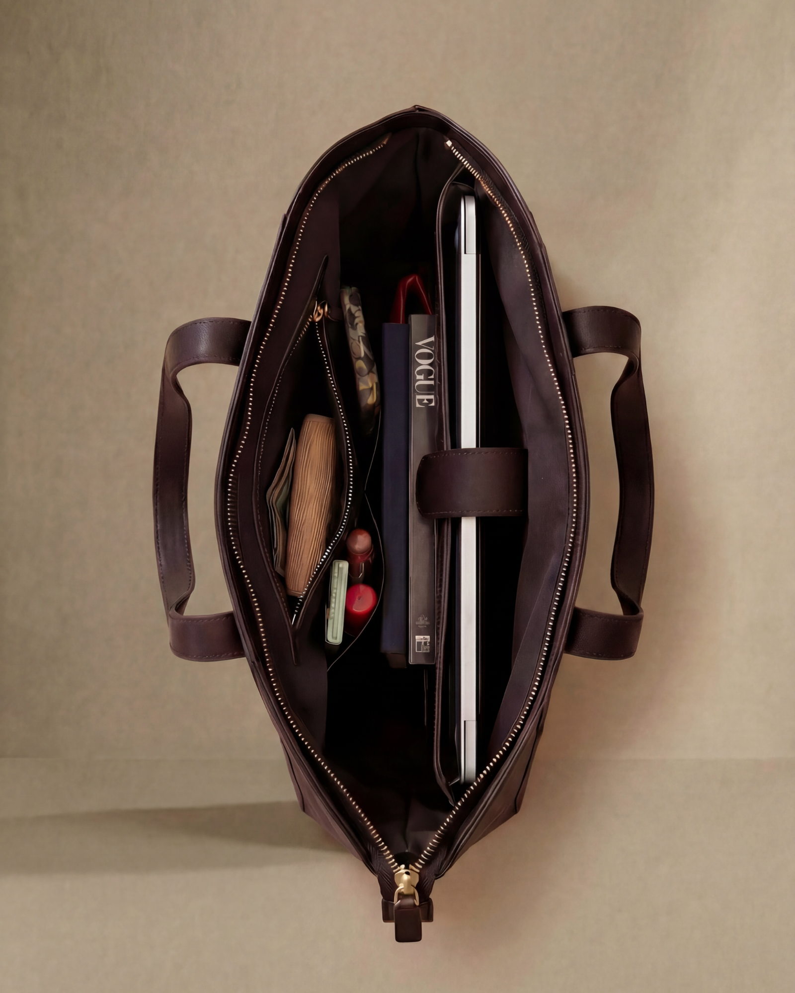 The Fiora Tote | Dark Brown