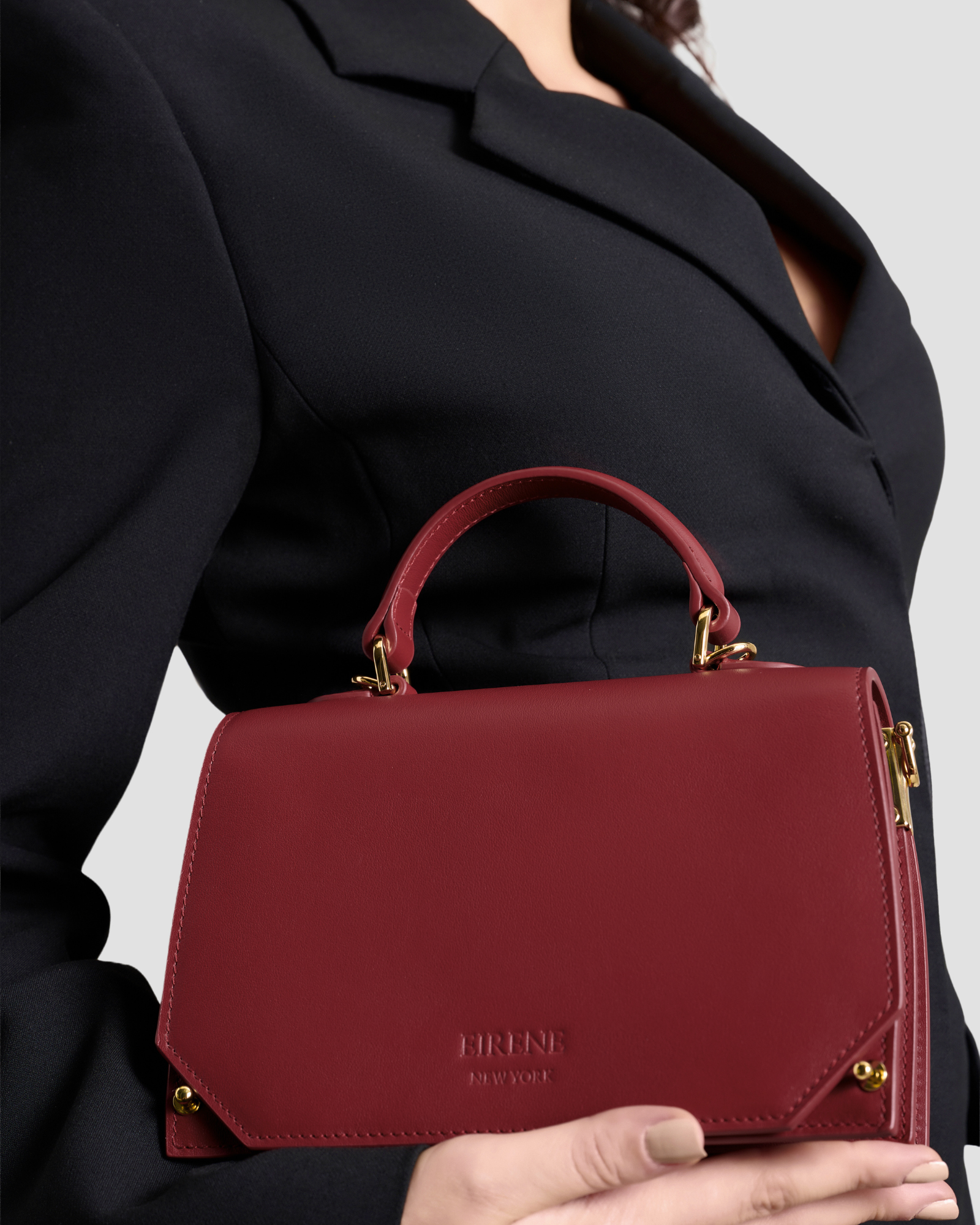 The Siena Mini Purse | Cherry Red