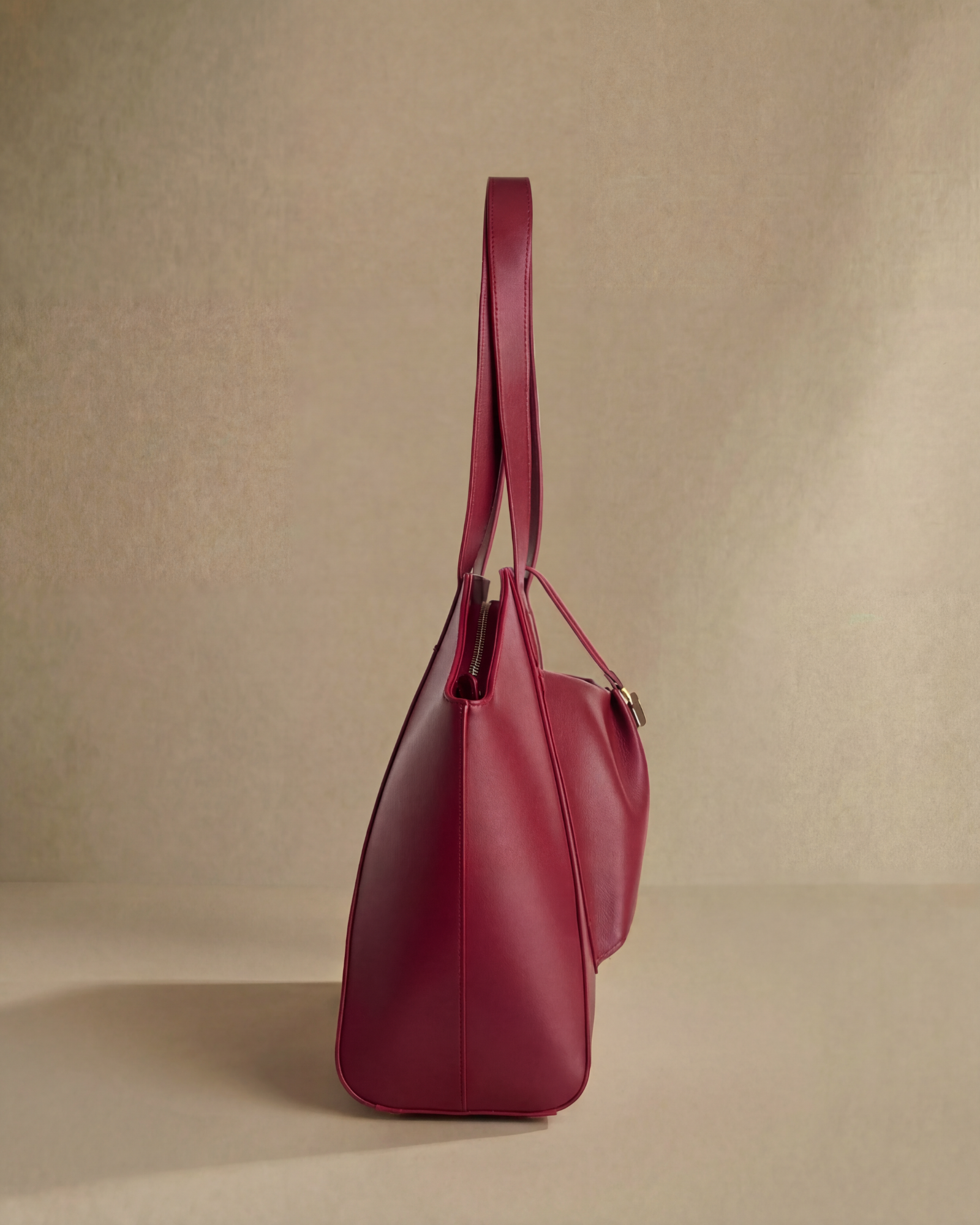 The Fiora Tote | Cherry Red