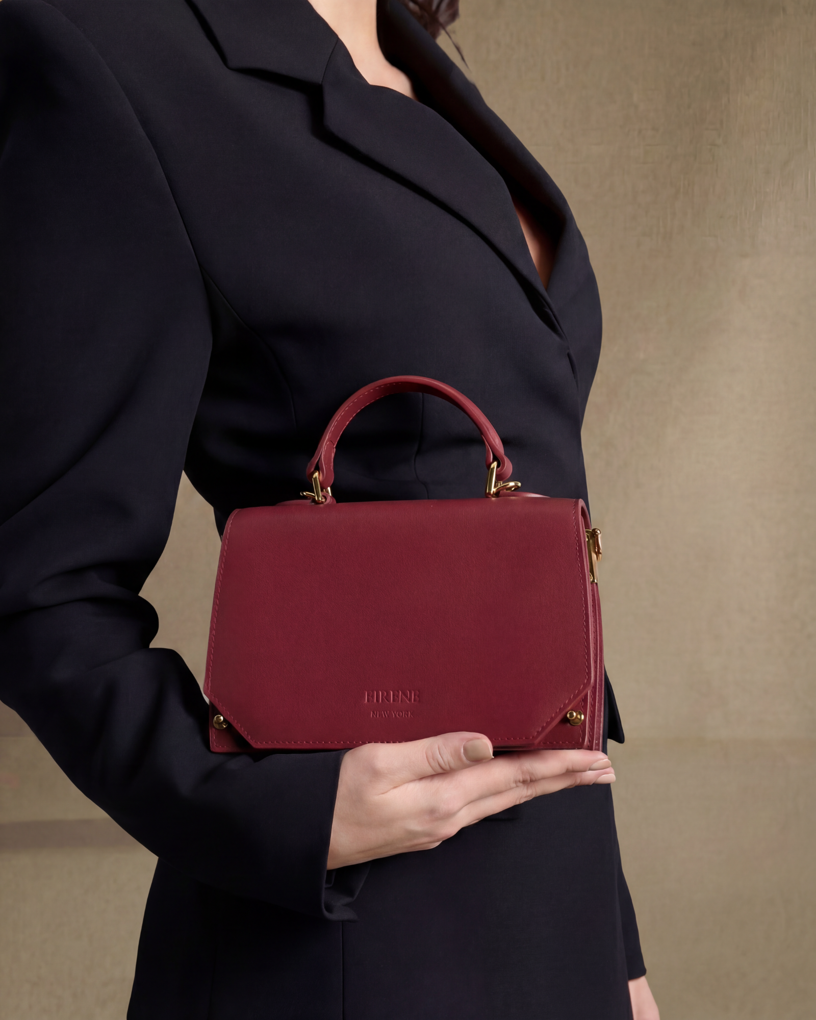 The Siena Mini Purse | Cherry Red