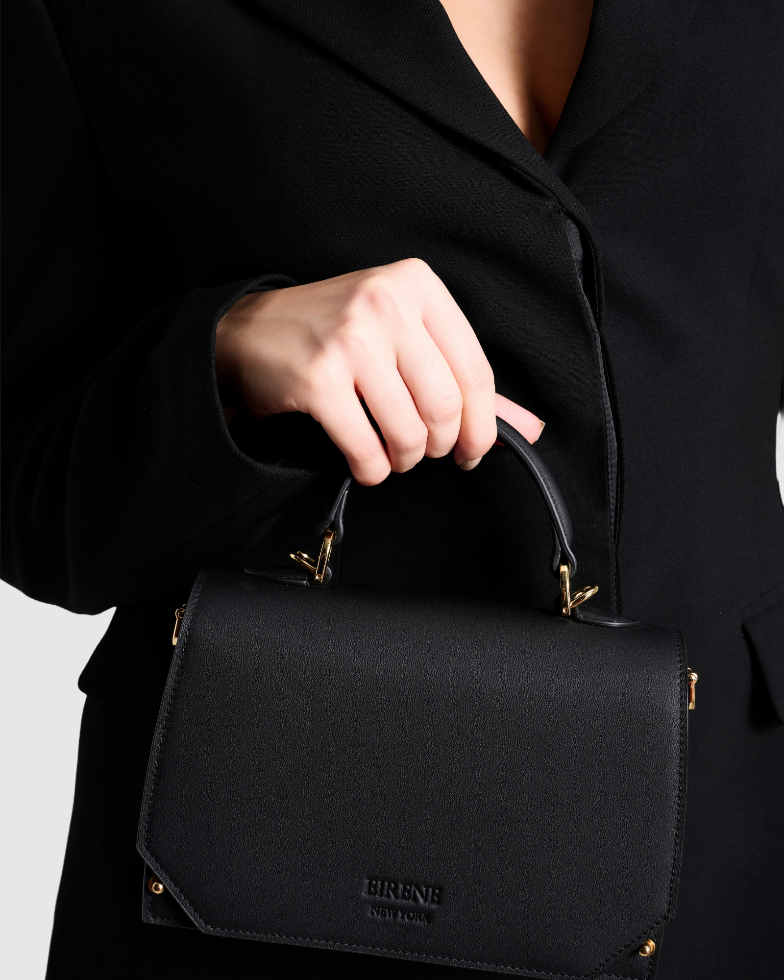 The Siena Mini Purse | Jet Black