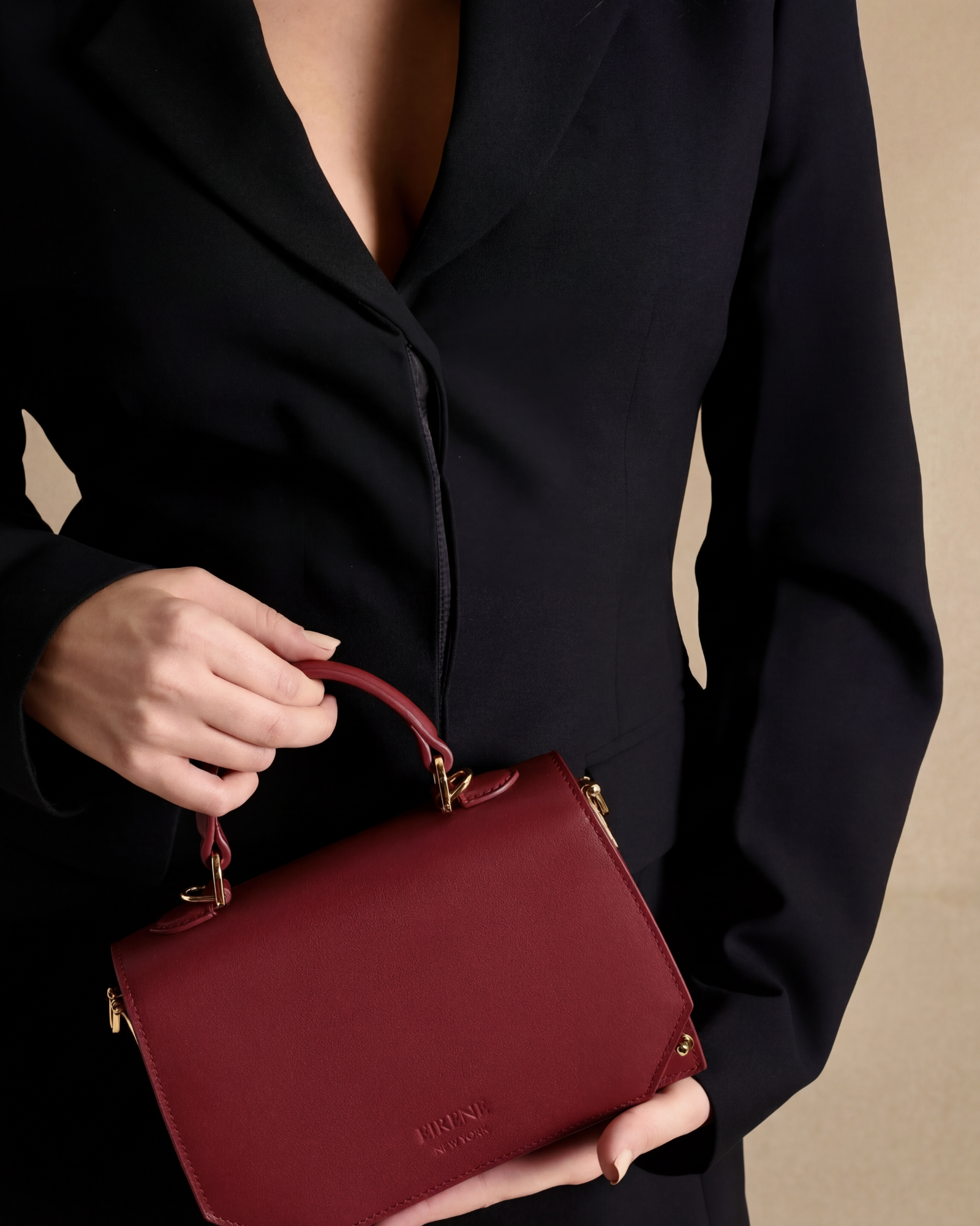 The Siena Mini Purse | Cherry Red
