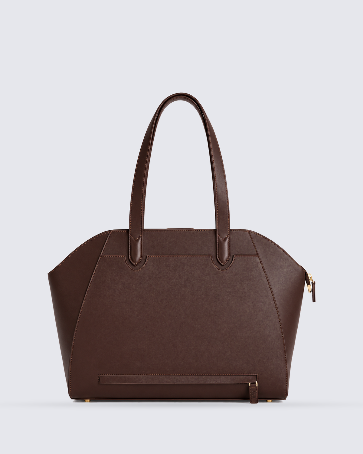 The Fiora Tote Travel Edition in Dark Brown, back