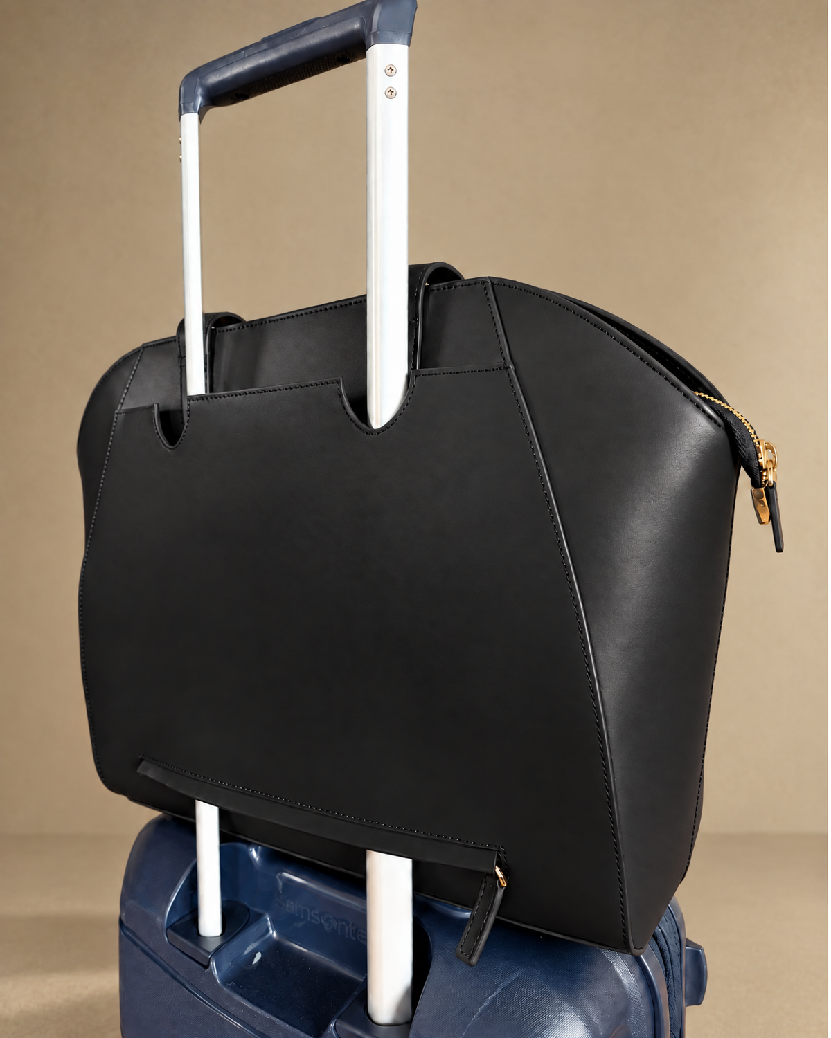 The Fiora Tote - Travel Edition | Jet Black